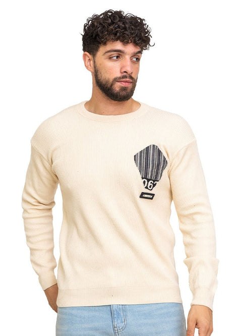 Latte - Design p2218 PF - Round Pullover - Khotwh